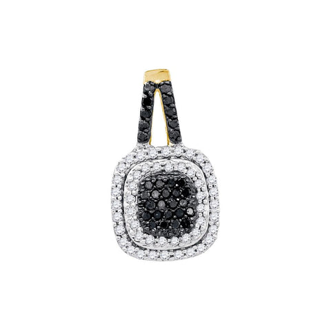 1-2CT-Diamond BLACK  PENDANT