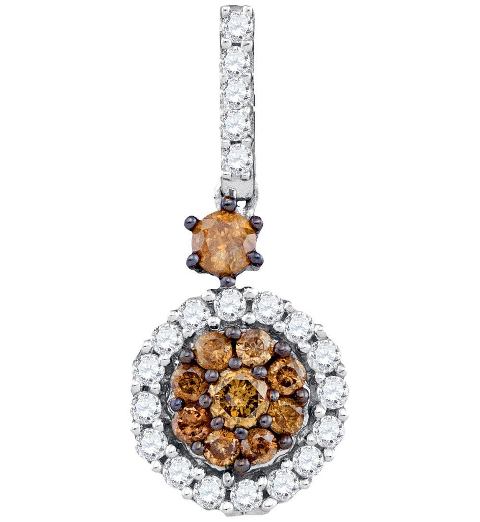 1-2CT-Diamond BROWN  PENDANT