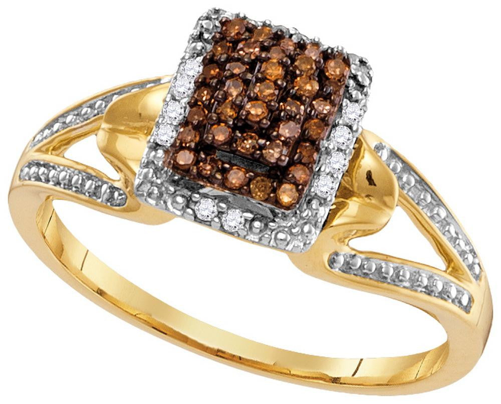 1-5CT-Diamond FASHION BROWN RING