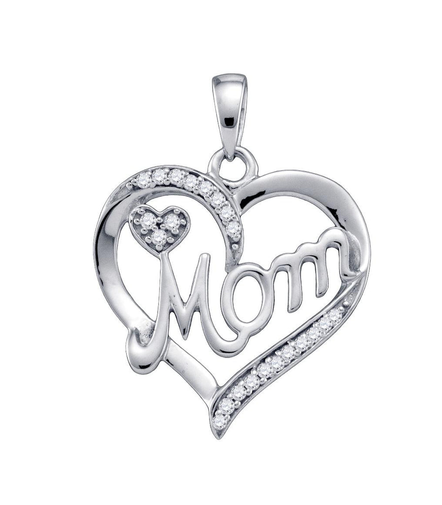 1-8CT-Diamond MOM PENDANT