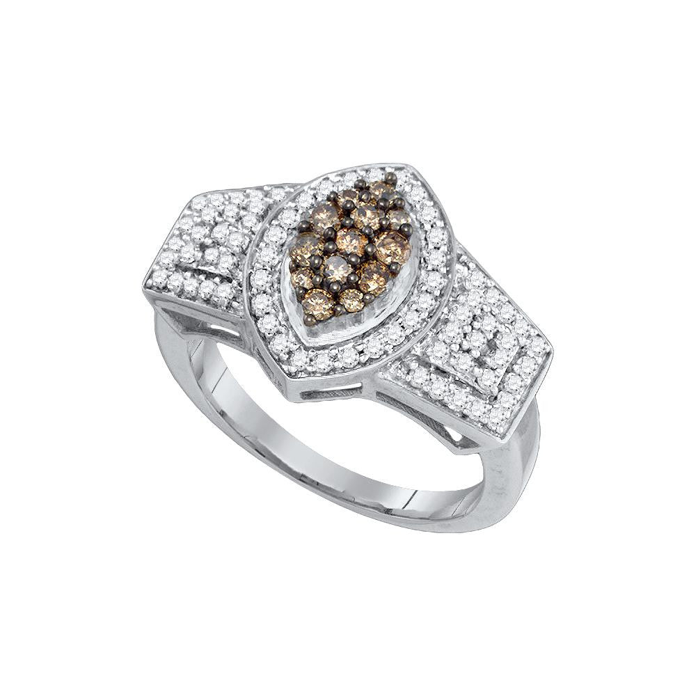 3-4CT-Diamond BROWN  RING