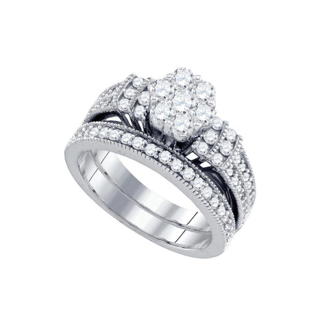 1 1-4CT-Diamond BRIDAL SET