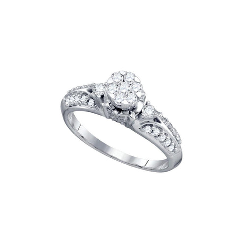 1-2CT-Diamond FLOWER RING