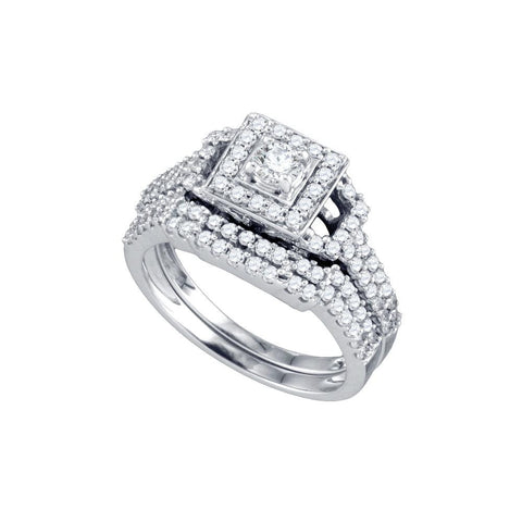 1 CT-Diamond 1-5CT-CRD BRIDAL SET