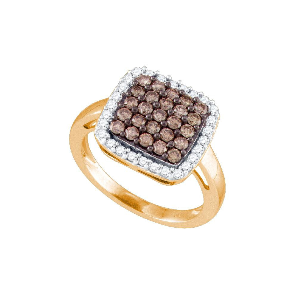 1 CTW-Diamond FASHION BROWN RING