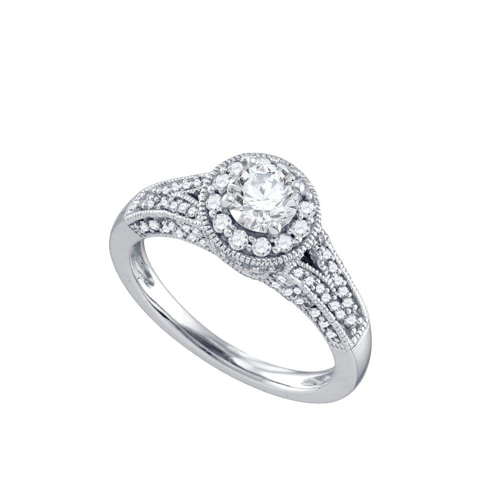 1 CT-Diamond 1-2CT-CRD  BRIDAL RING