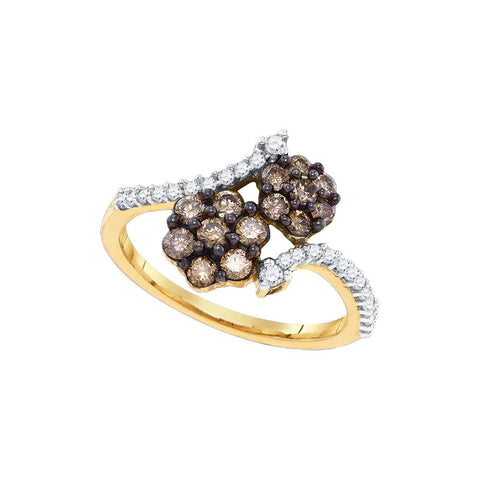 3-4CT-Diamond FASHION BROWN RING