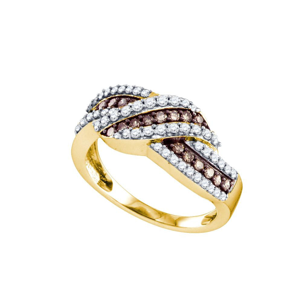 3-4CT-Diamond BROWN  BAND