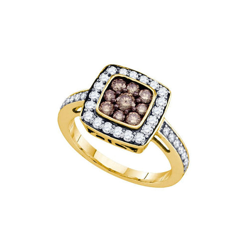 1 CT-Diamond BROWN  RING