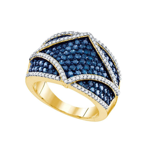 1 5-8CT-Diamond FASHION BLUE BAND