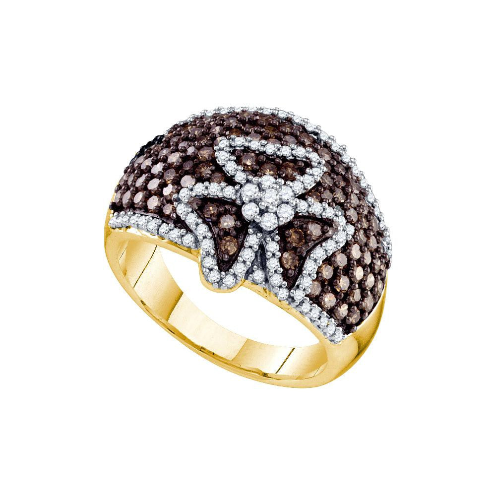 1 1-2CT-Diamond BROWN  BAND