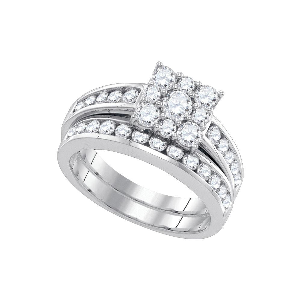 1 1-2CT-Diamond FASHION BRIDAL SET