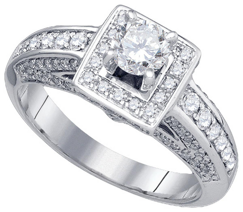 1 CT-Diamond 3-8CT-CPR BRIDAL RING