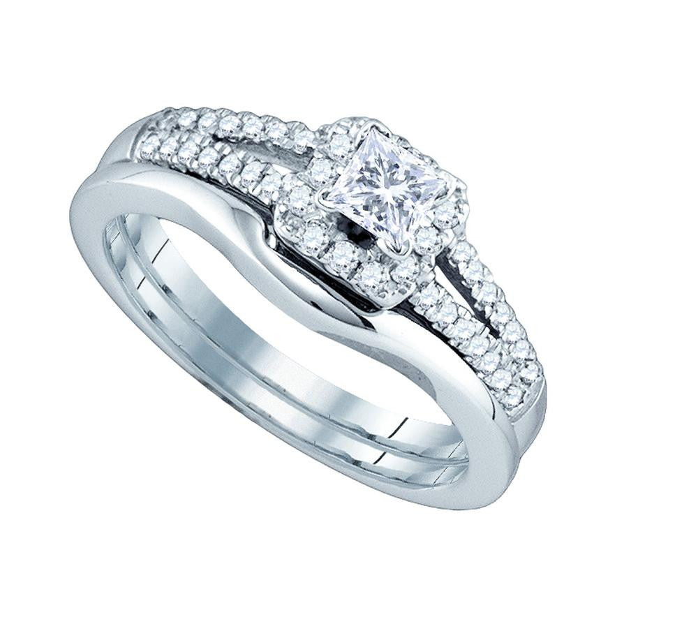 1-2CT-Diamond 1-4CT-CPR BRIDAL SET