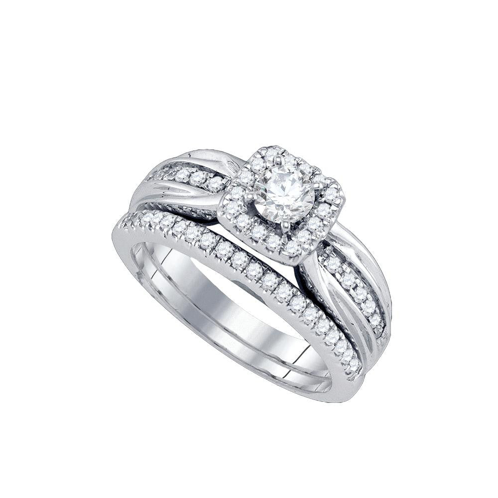 3-4CT-Diamond 1-3CT-CRD BRIDAL SET