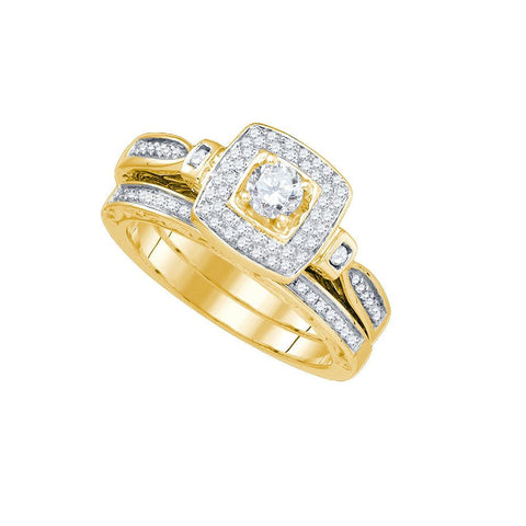 1-2CT-Diamond 1-5CT-CRD BRIDAL SET