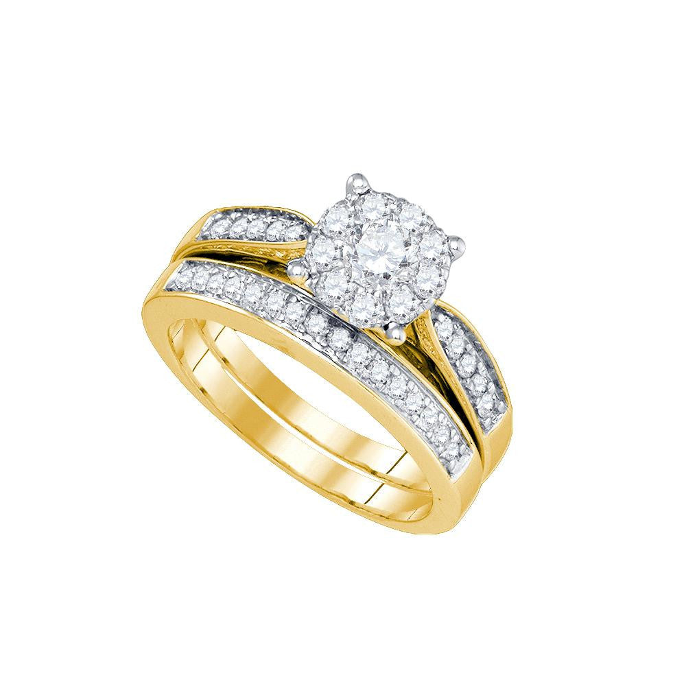 3-4CT-Diamond SOLISTAR BRIDAL SET