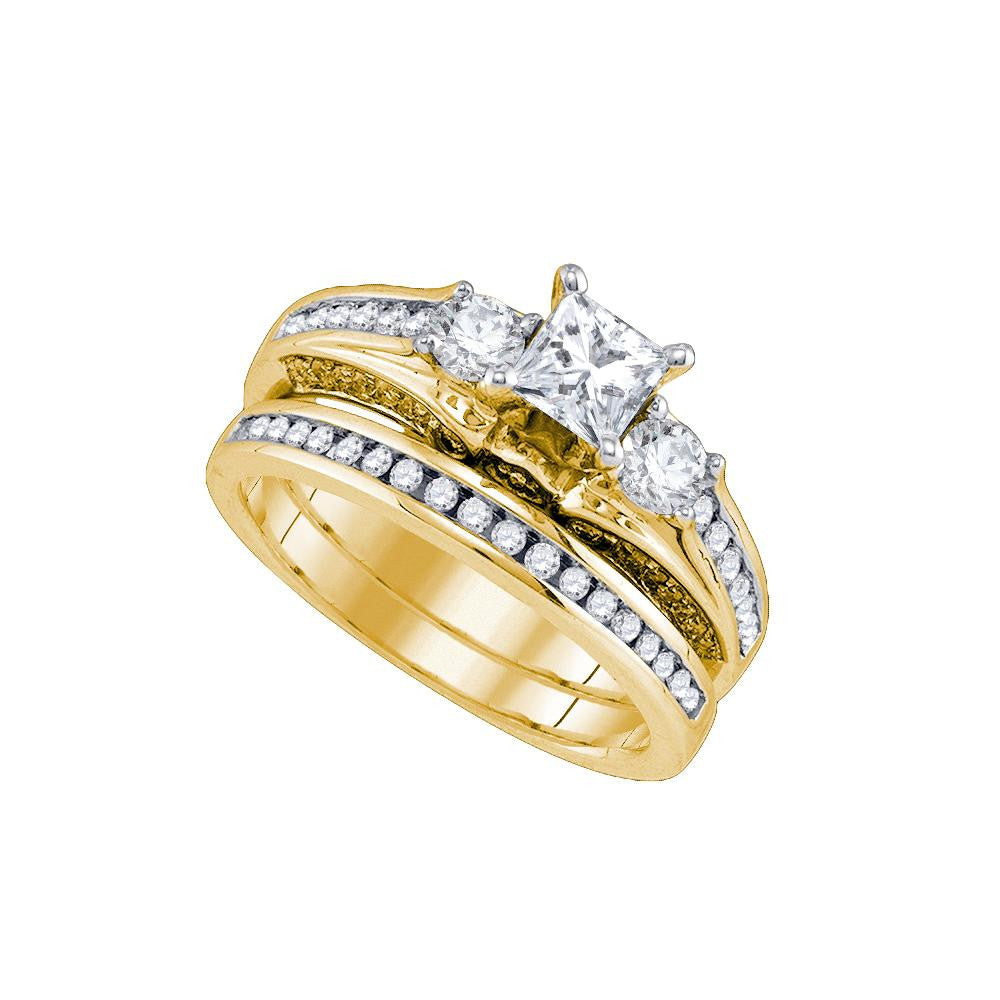 1 1-4CT-Diamond 1-2CT-CPR BRIDAL SET