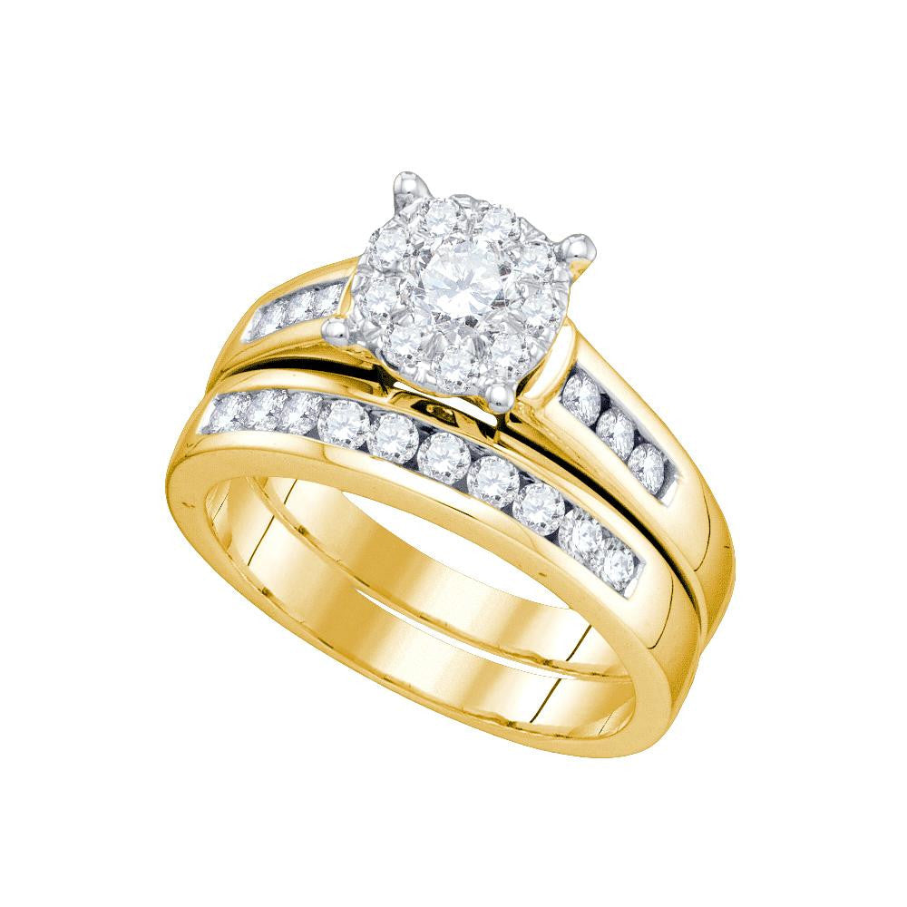 7-8CT-Diamond 1-3CT-CRD BRIDAL SET