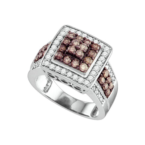 1 1-2CTW-Diamond FASHION BROWN RING