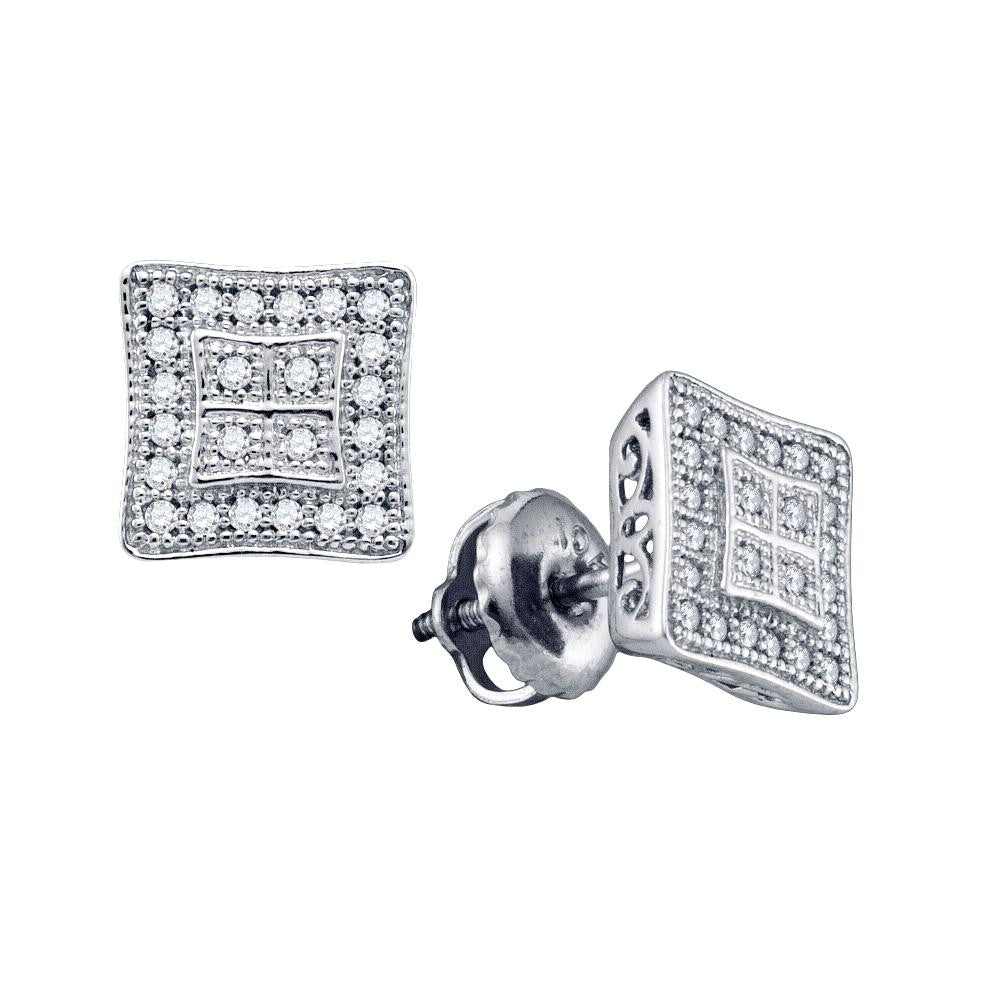 1-6CTW-Diamond MICRO-PAVE EARRING