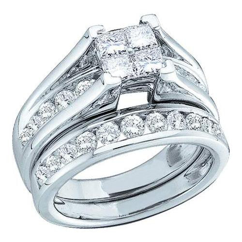 10KT White Gold 0.52CT DIAMOND BRIDAL SET SIZE 6