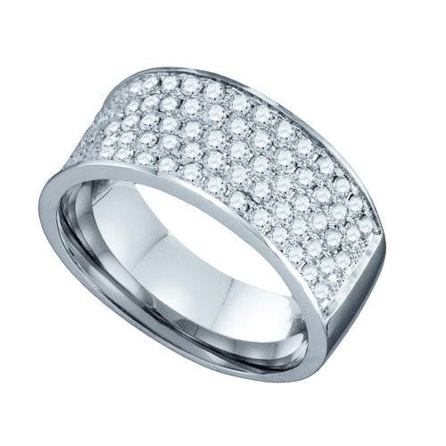 10KT White Gold 1.03CT DIAMOND FASHION RING