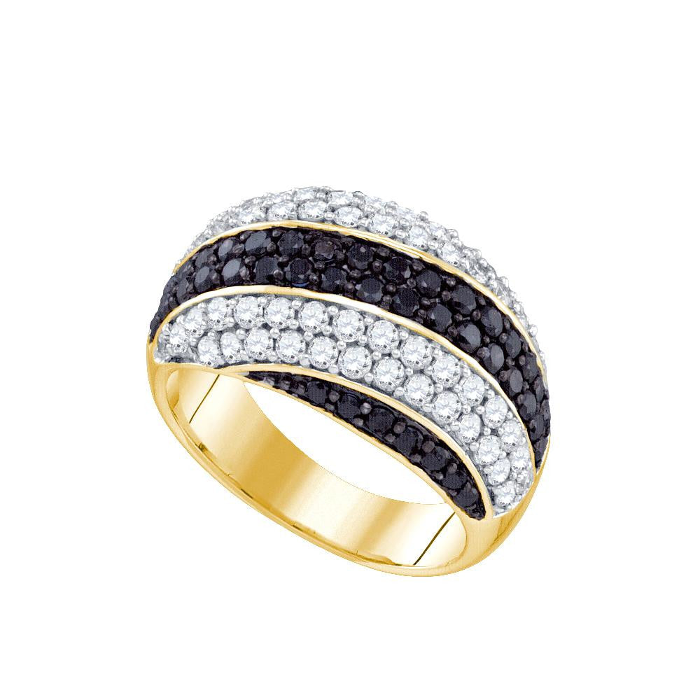 2 CTW-Diamond FASHION BLACK BAND