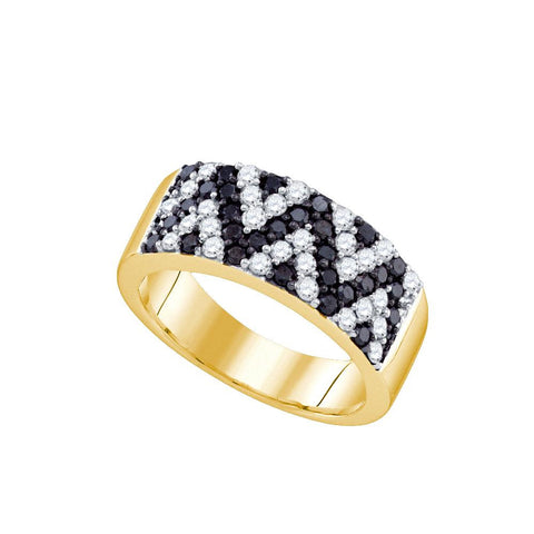 1 CTW-Diamond FASHION BLACK BAND