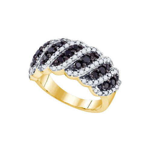 1 1-2CTW-Diamond BLACK  BAND