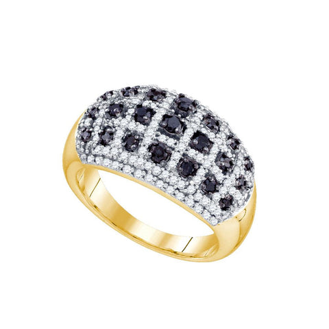 1 CTW-Diamond BLACK  BAND