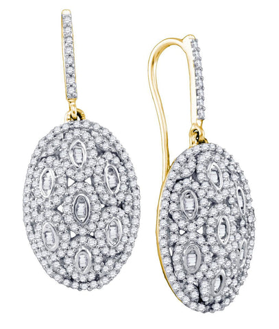 1 CTW-Diamond FASHION HOOPS