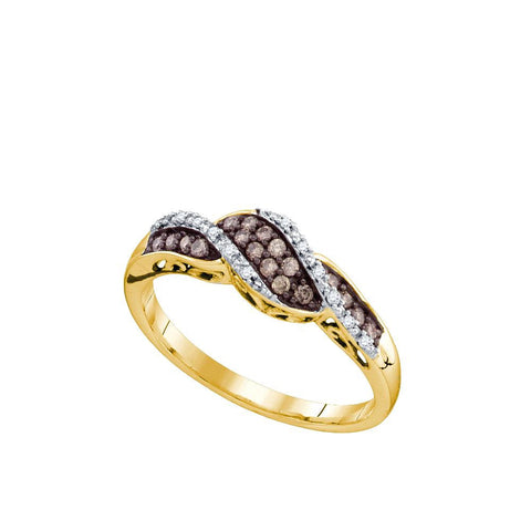 1-5CT-Diamond FASHION BROWN RING