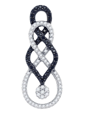 1-3CT-Diamond BLACK  PENDANT