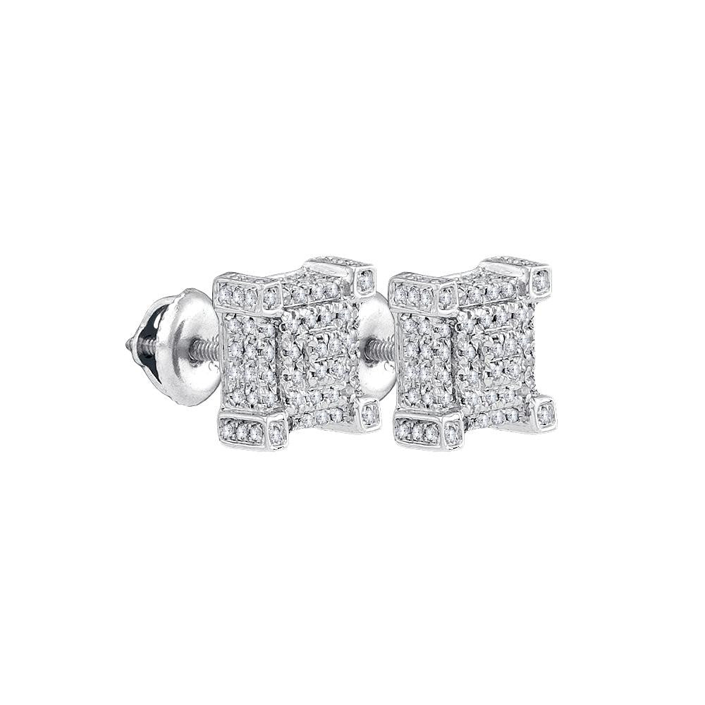 1-2CT-Diamond MICRO-PAVE EARRINGS