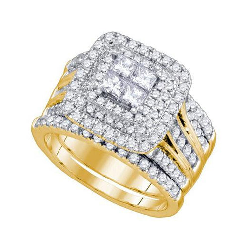 14K Yellow-gold 2.01CT DIAMOND "BELLAGIO" INV. B RING