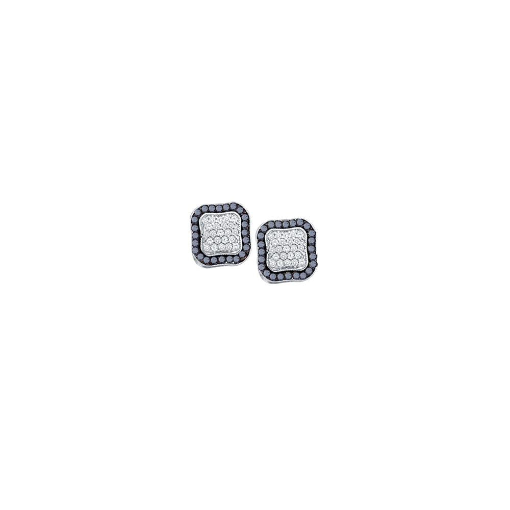 1 CT-Diamond FASHION BLACK EARRINGS