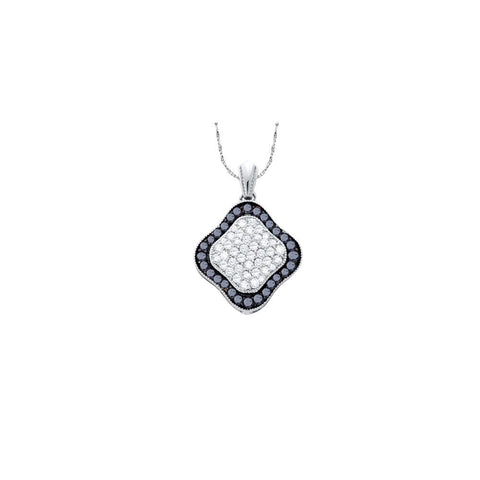 1 CT-Diamond FASHION BLACK PENDANT