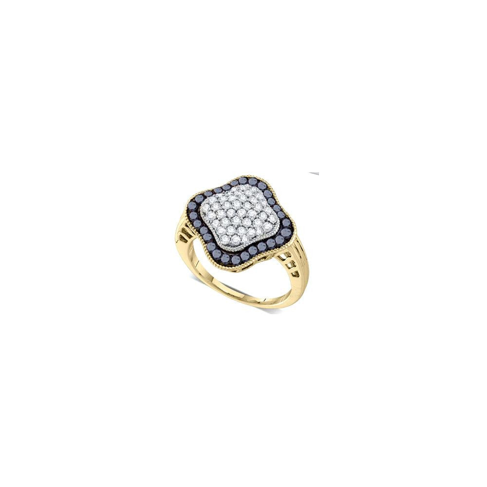 1 CT-Diamond BLACK  RING