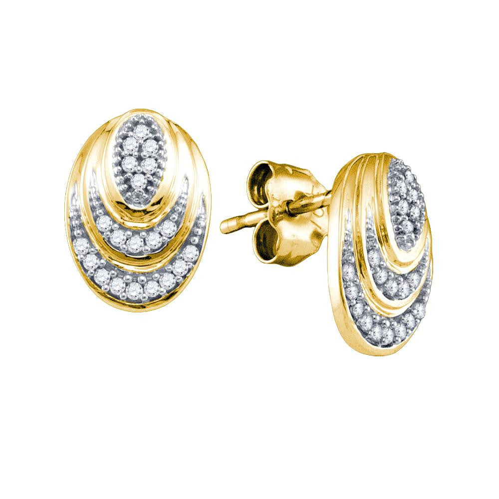 1-8CTW-Diamond MICRO-PAVE EARRING