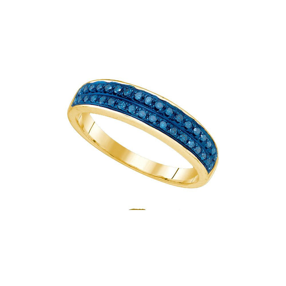 1-5CT-Diamond FASHION BLUE BAND