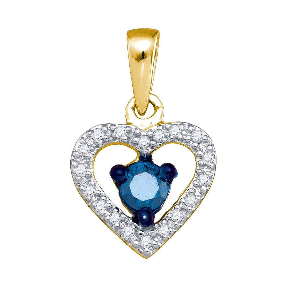 1-4CT-Diamond HEART PENDANT