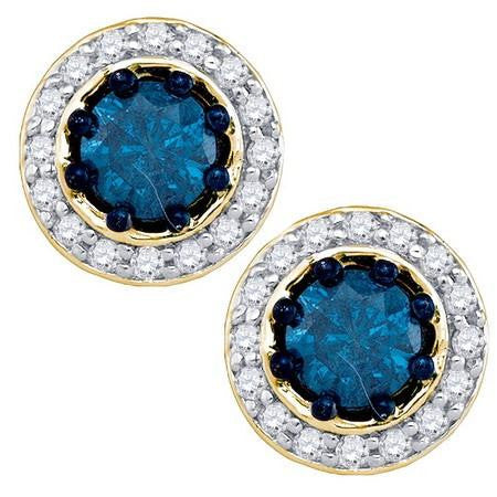 10KT Yellow Gold 0.57CT DIAMOND FASHION EARRINGS