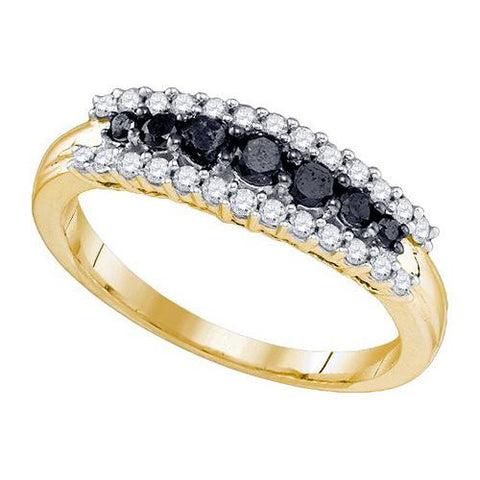 10K Yellow-gold 0.56CTW DIAMOND FASHION BAND