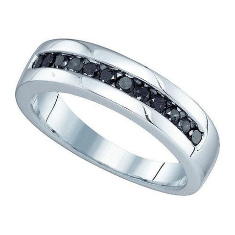 10KT White Gold 0.50CTW DIAMOND FASHION BAND