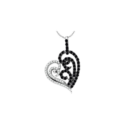 5-8CT-Diamond HEART PENDANT