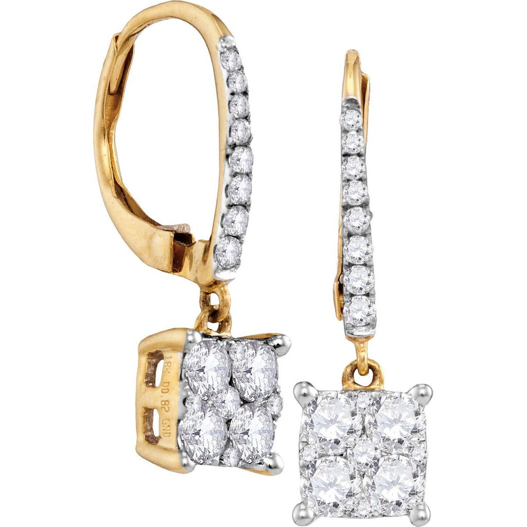 7-8CT-Diamond FASHION EARRING