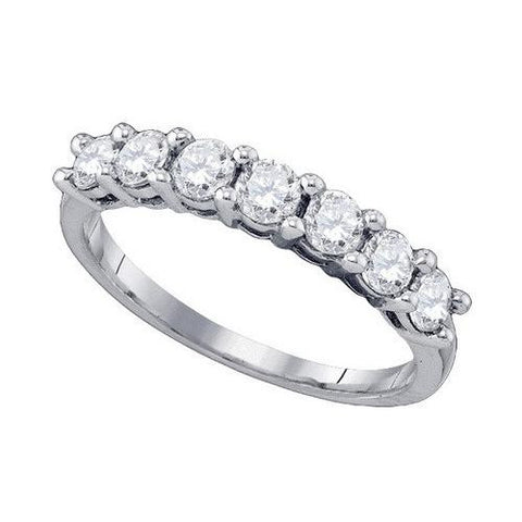 10KT White Gold 0.99CT DIAMOND FASHION BAND