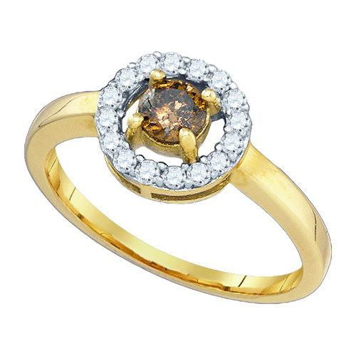 10KT Yellow Gold 0.50CTW DIAMOND FASHION RING