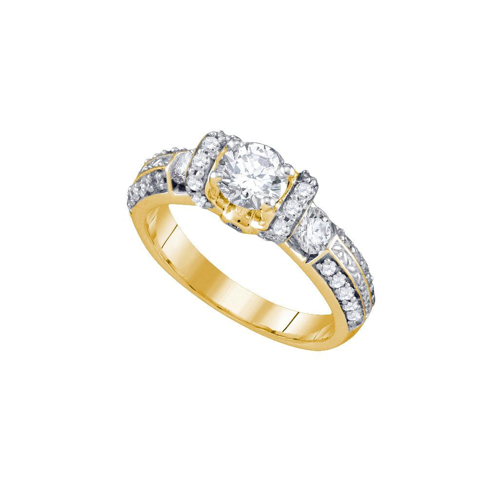 1 1-2CT-Diamond 7-8CT-CRD  BRIDAL RING